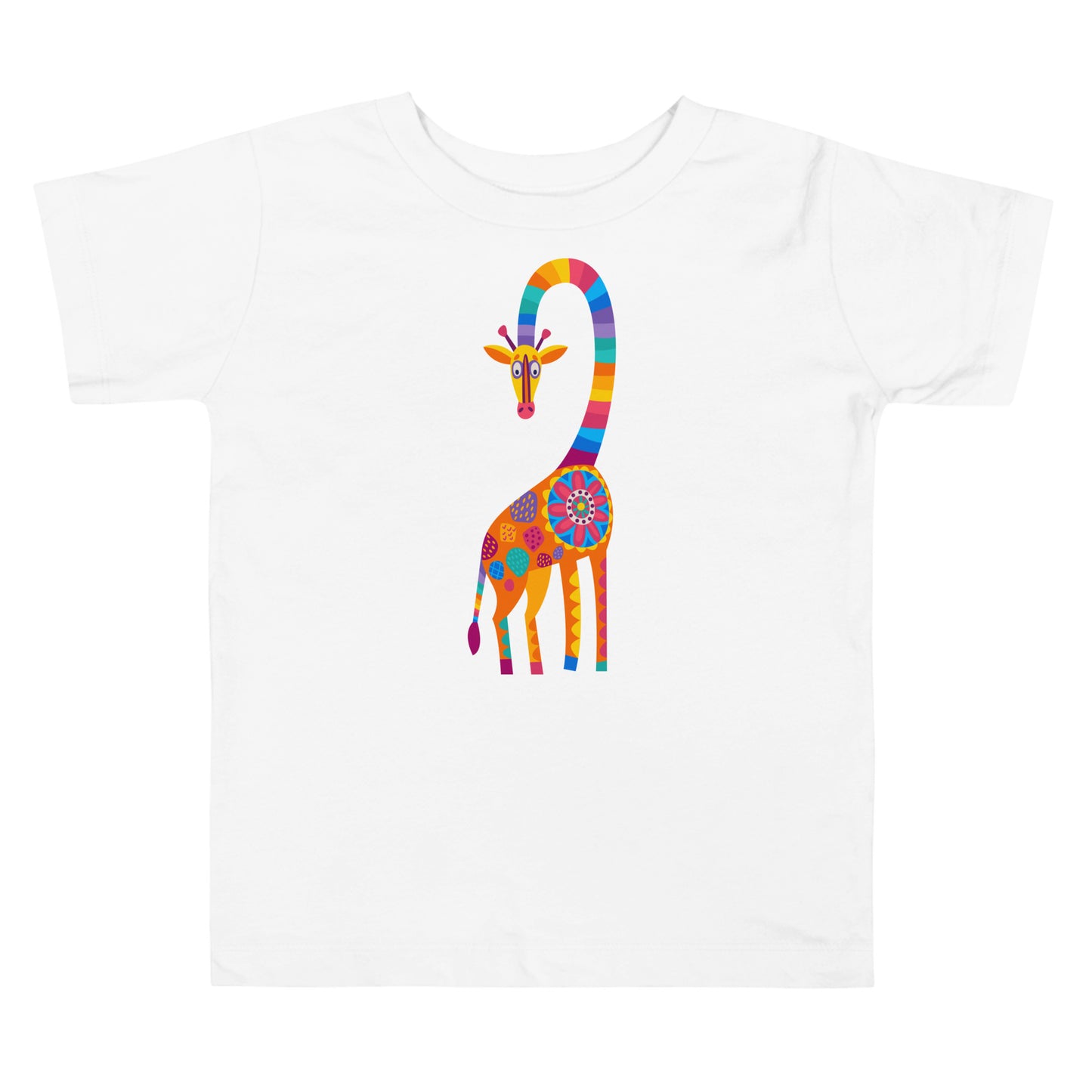 Curious Giraffe Toddler Short Sleeve Tee