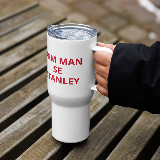 Arm Man se Stanley / Poor Man's Stanley Travel mug with a handle