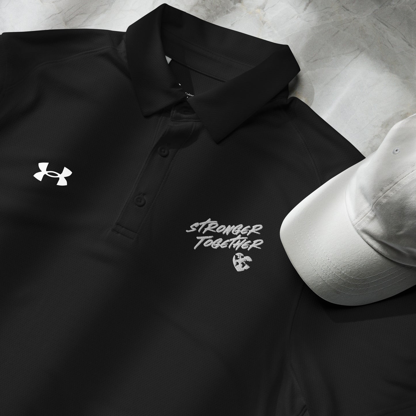 Stronger Together World Under Armour® men's polo