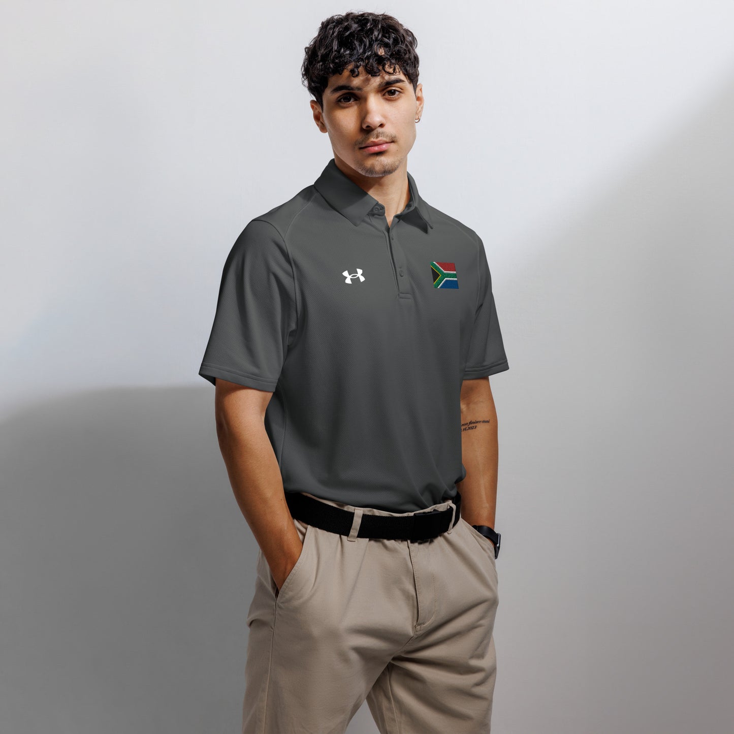 South African Flag Under Armour® men's polo