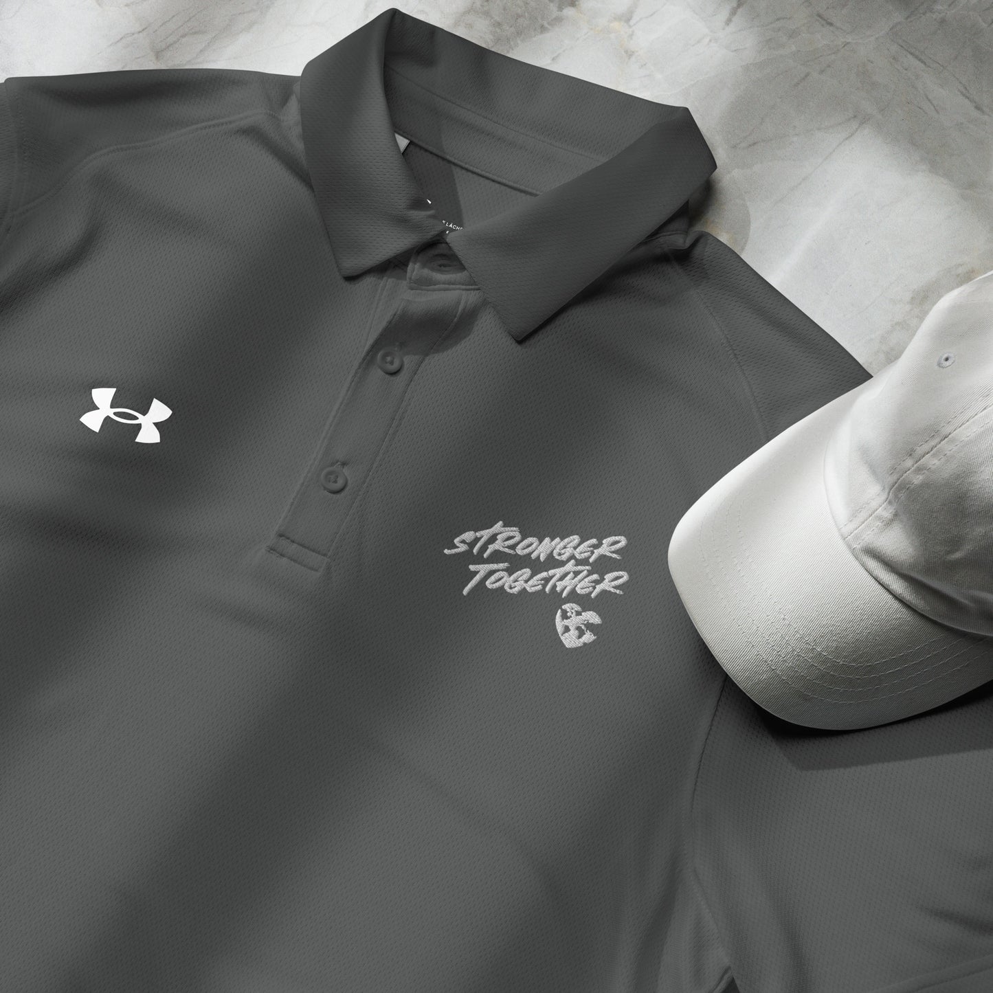 Stronger Together World Under Armour® men's polo