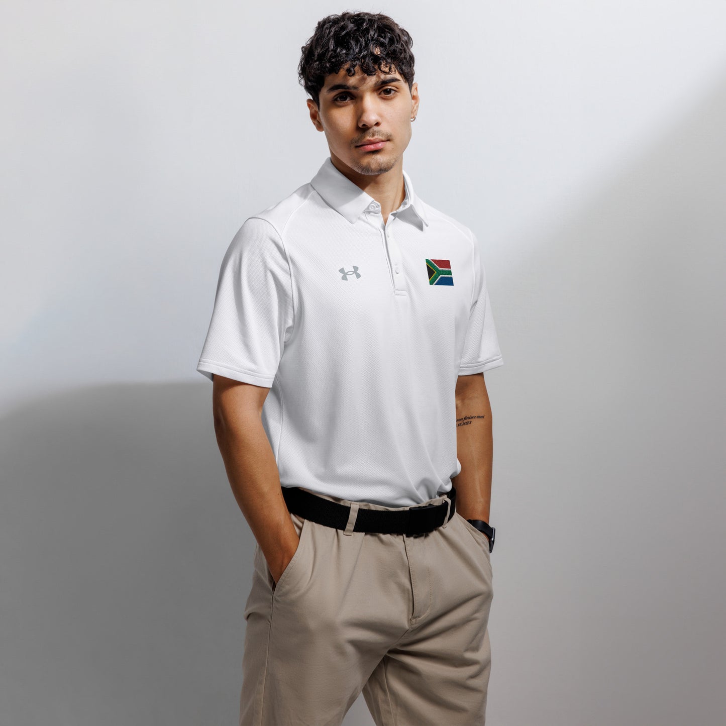 South African Flag Under Armour® men's polo