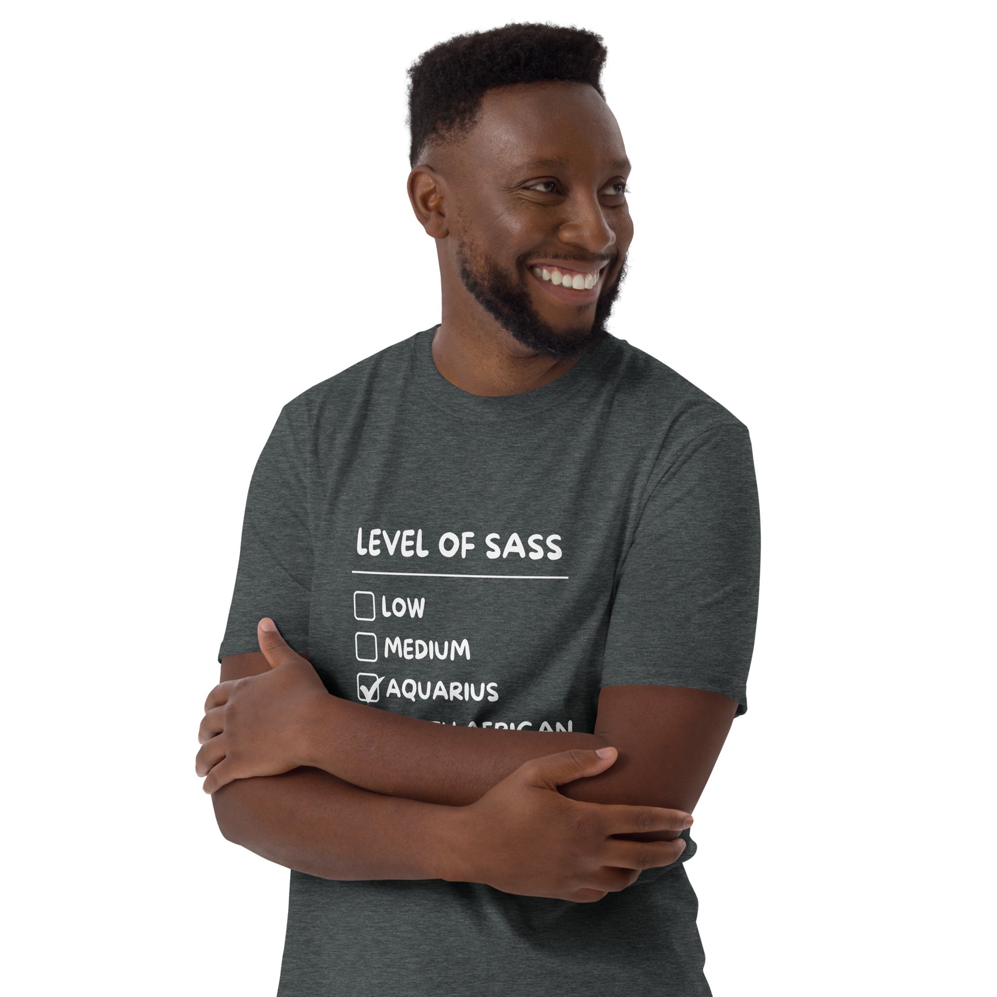 Level of Sass - Aquarius - Short-Sleeve Unisex T-Shirt - South African