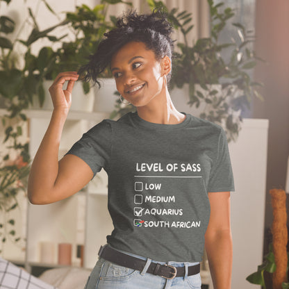 Level of Sass - Aquarius - Short-Sleeve Unisex T-Shirt