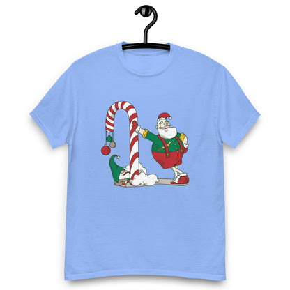 Santa Bok Fan Candy Cane Christmas Unisex classic tee