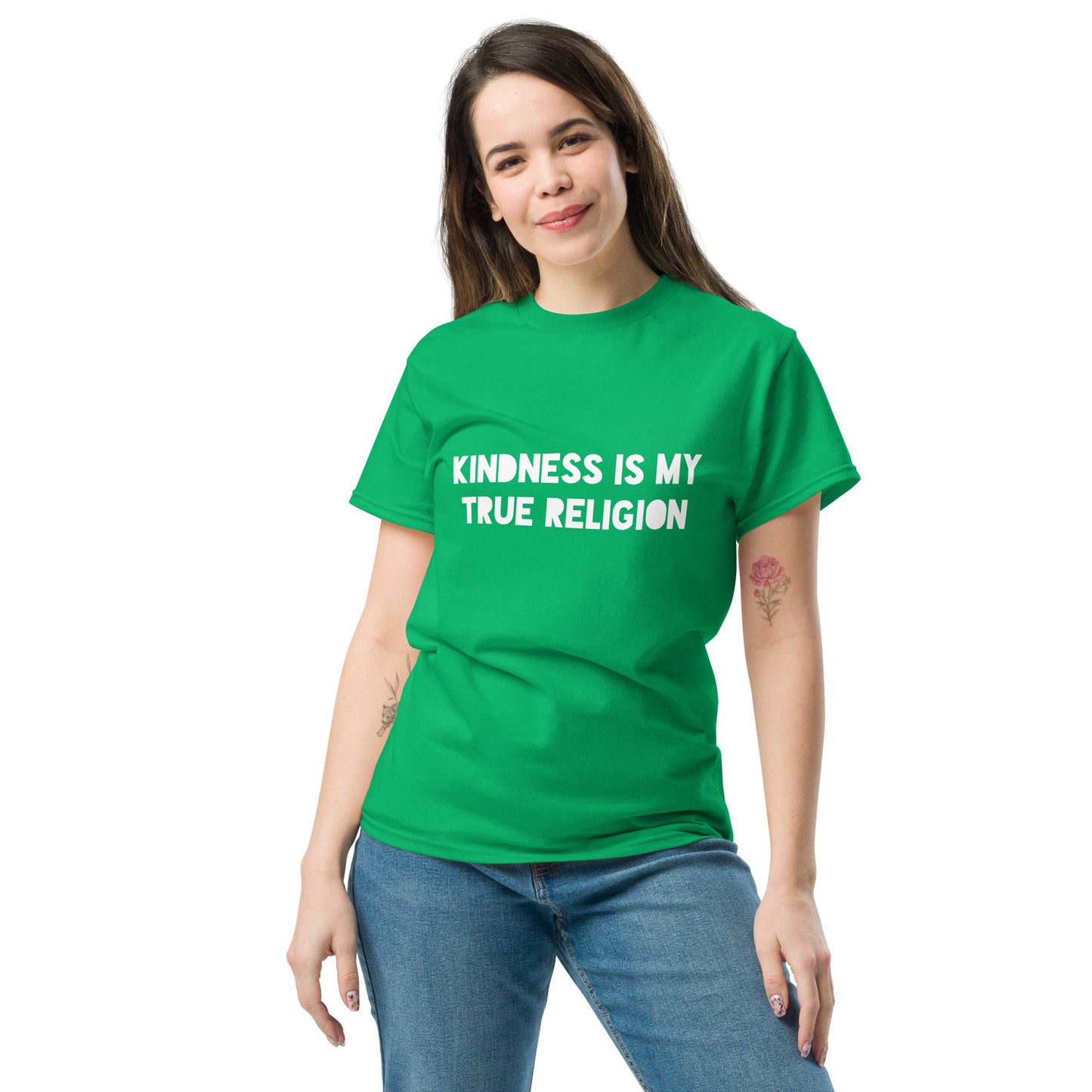 Kindness is my True Religion Unisex classic tee - Darks