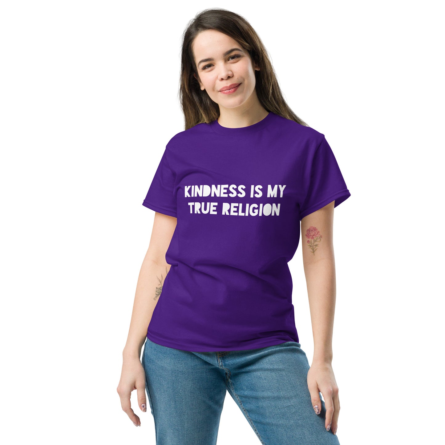 Kindness is my True Religion Unisex classic tee - Darks