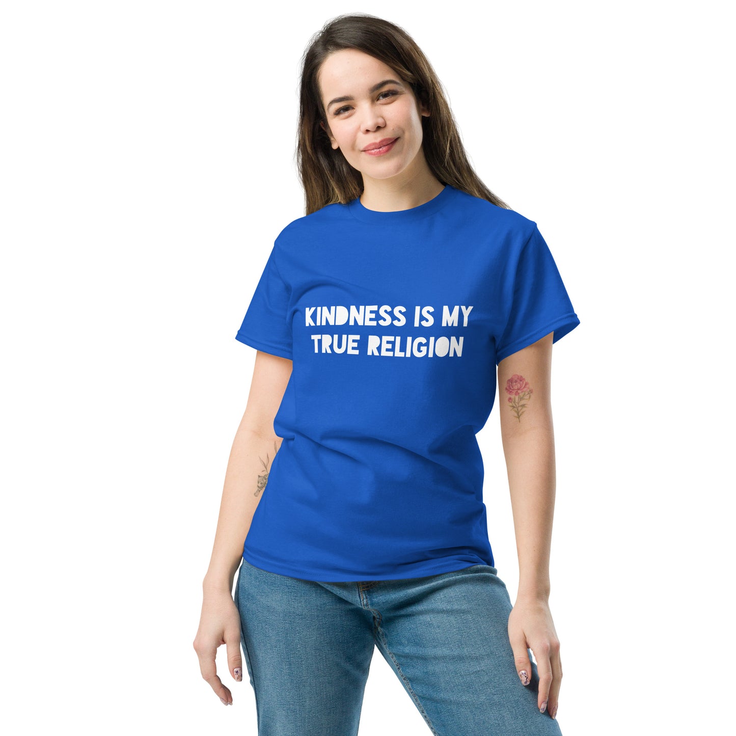 Kindness is my True Religion Unisex classic tee - Darks