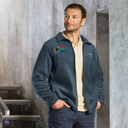 South African Flag Unisex Columbia fleece jacket