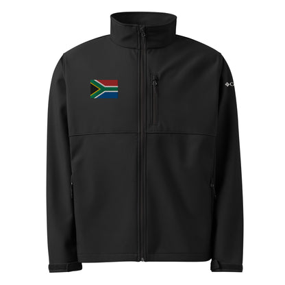 South African Flag Columbia soft shell jacket