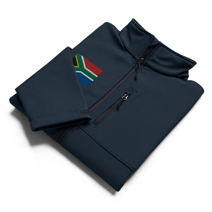 South African Flag Columbia soft shell jacket