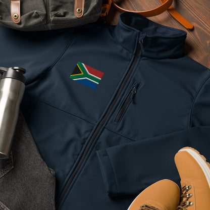 South African Flag Columbia soft shell jacket