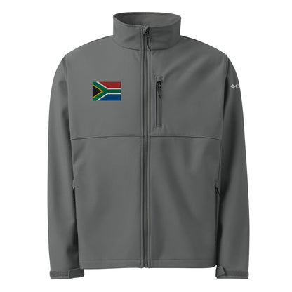 South African Flag Columbia soft shell jacket