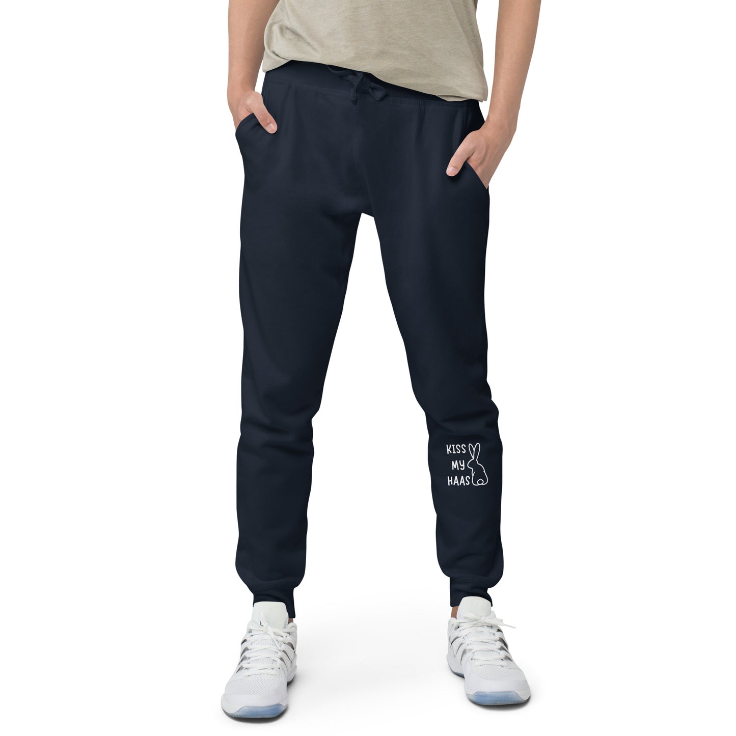 Kiss my Haas Unisex fleece sweatpants