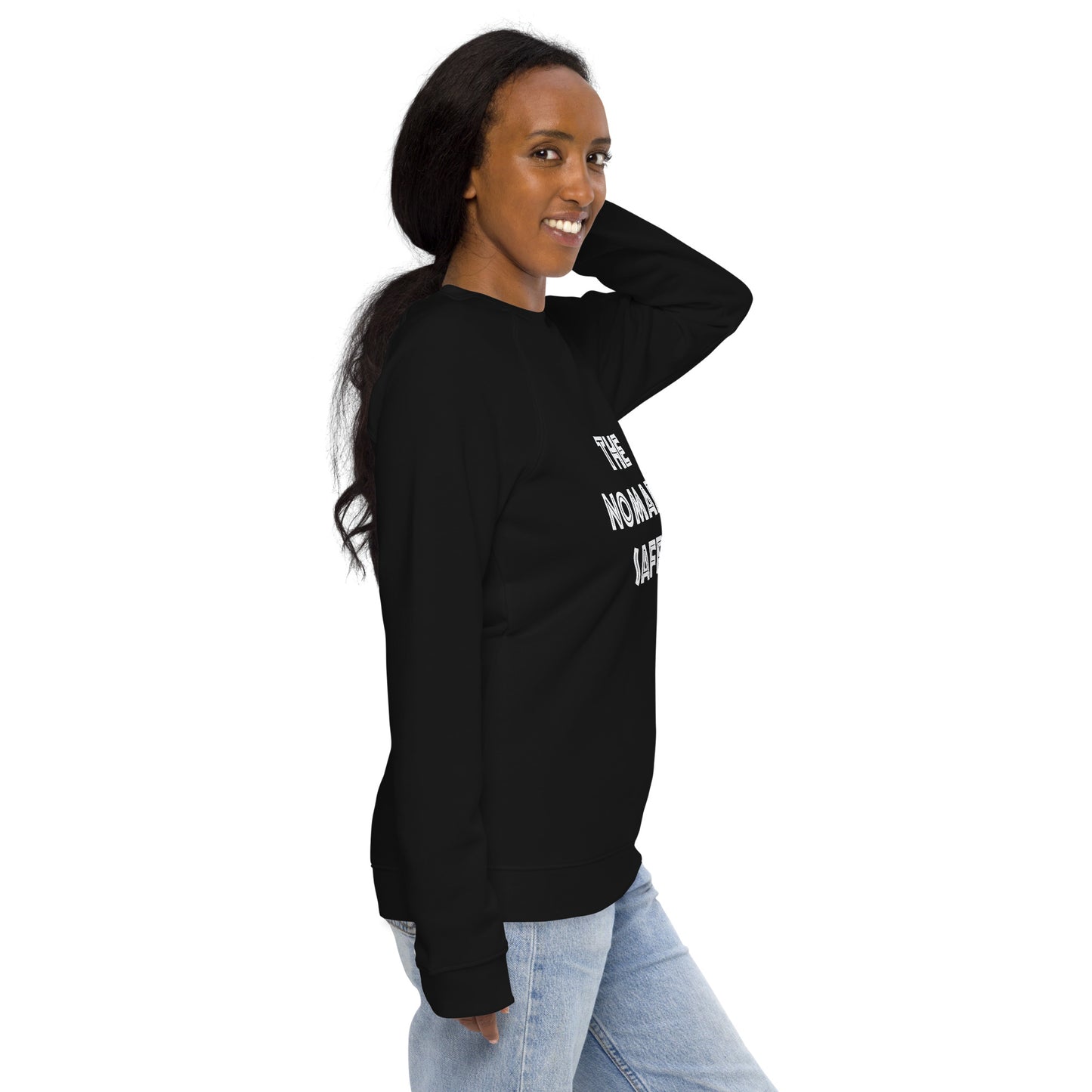 The Nomadic Saffa Women's organic raglan sweatshirt