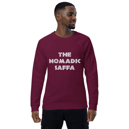 The Nomadic Saffa Mens organic raglan sweatshirt