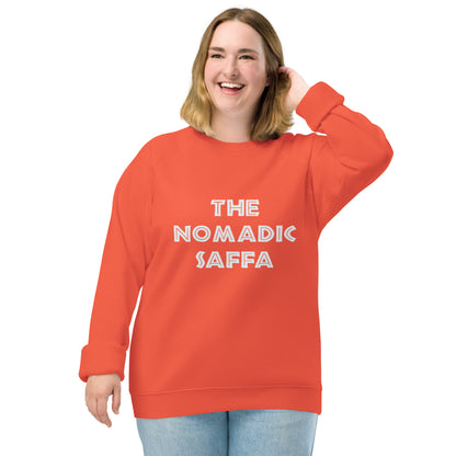 The Nomadic Saffa Women's organic raglan sweatshirt