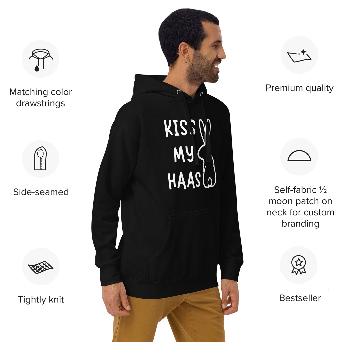 Kiss my Haas Unisex Hoodie