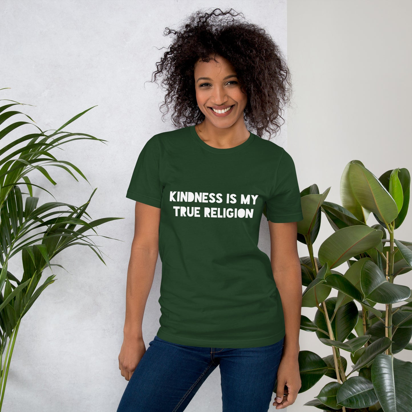 Kindness is my True Religion Unisex t-shirt - Darks