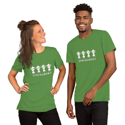 Springboks 4 Trophies Unisex t-shirt