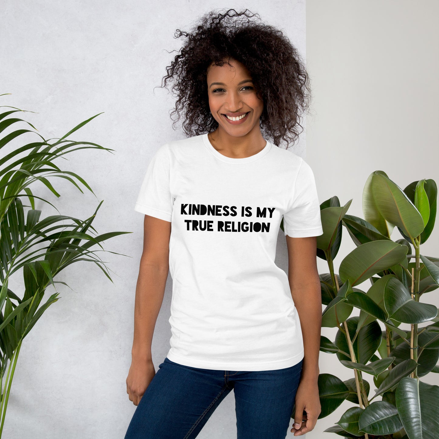 Kindness is my True Religion Unisex t-shirt