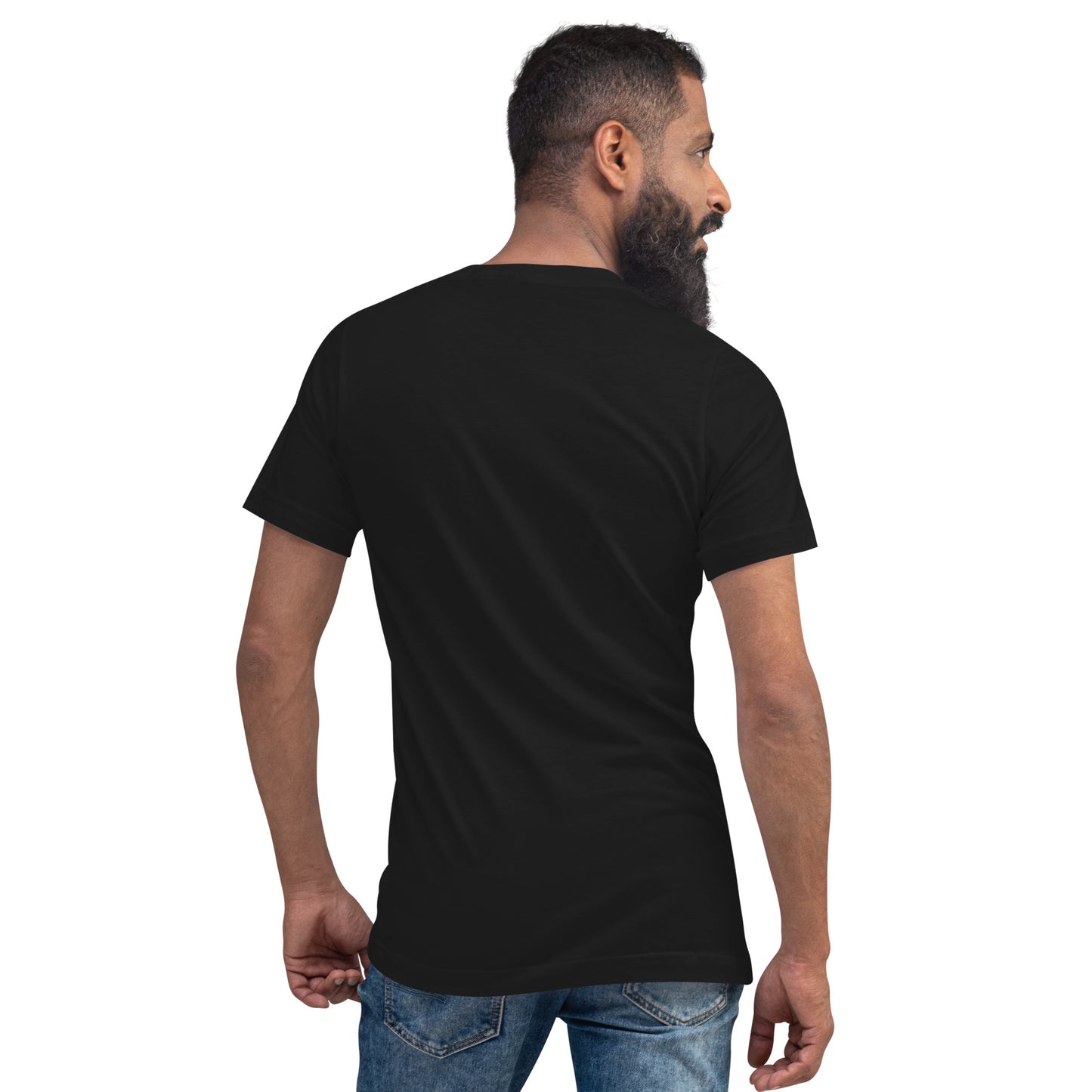 In my verdediging... die maan was vol Unisex Short Sleeve V-Neck T-Shirt