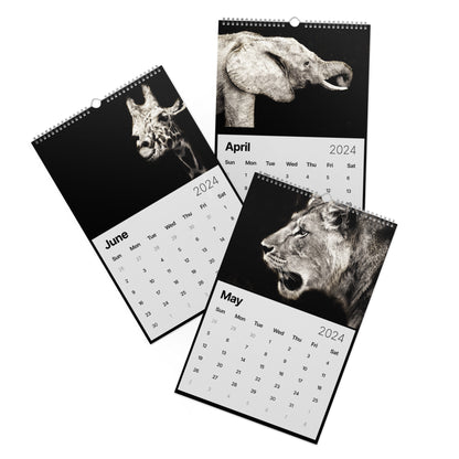 African Wildlife by Audrey Krüger Wall calendar (2024)