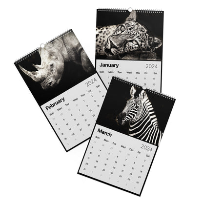 African Wildlife by Audrey Krüger Wall calendar (2024)