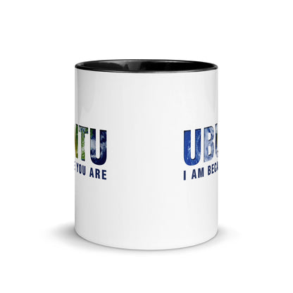 Ubuntu: I am because you are Mug with Color Inside