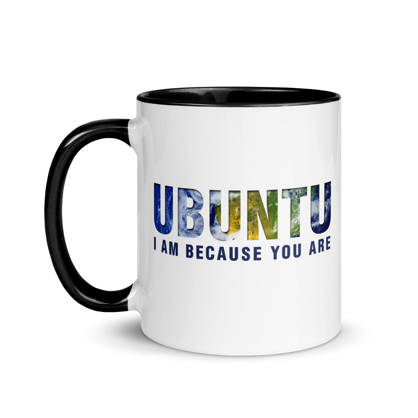 Ubuntu: I am because you are Mug with Color Inside