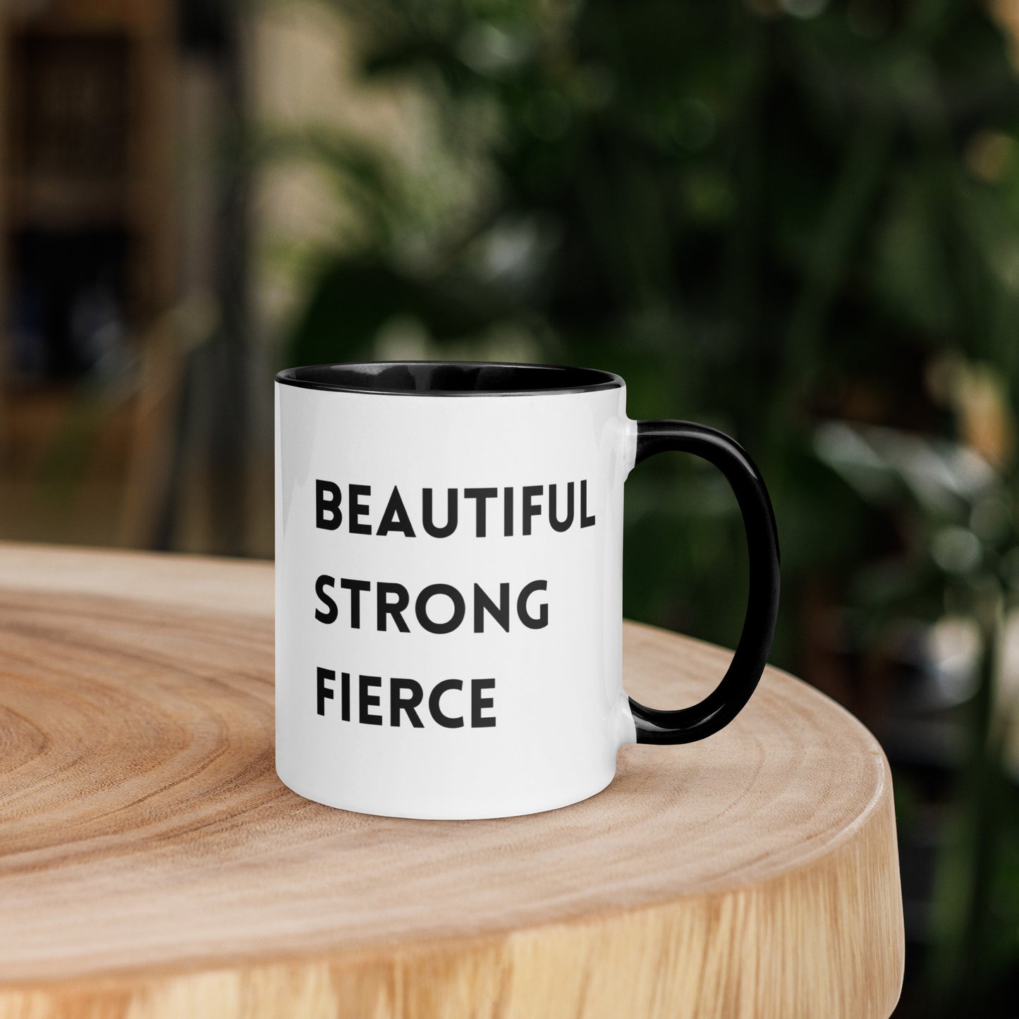 Beautiful Strong Fierce Mug with Color Inside