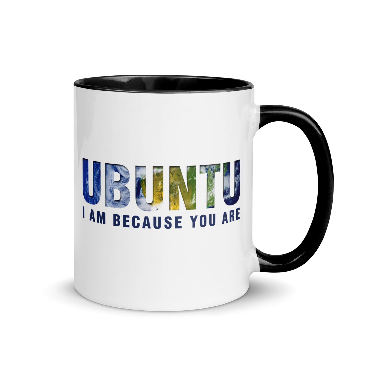 Ubuntu: I am because you are Mug with Color Inside