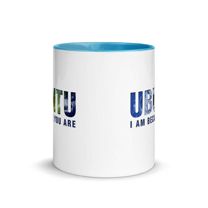 Ubuntu: I am because you are Mug with Color Inside