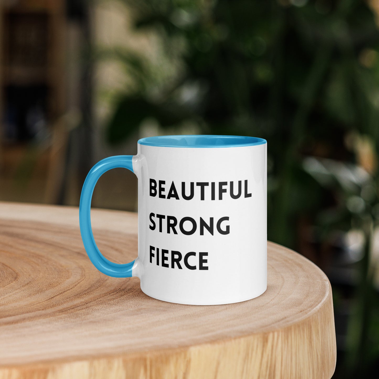 Beautiful Strong Fierce Mug with Color Inside