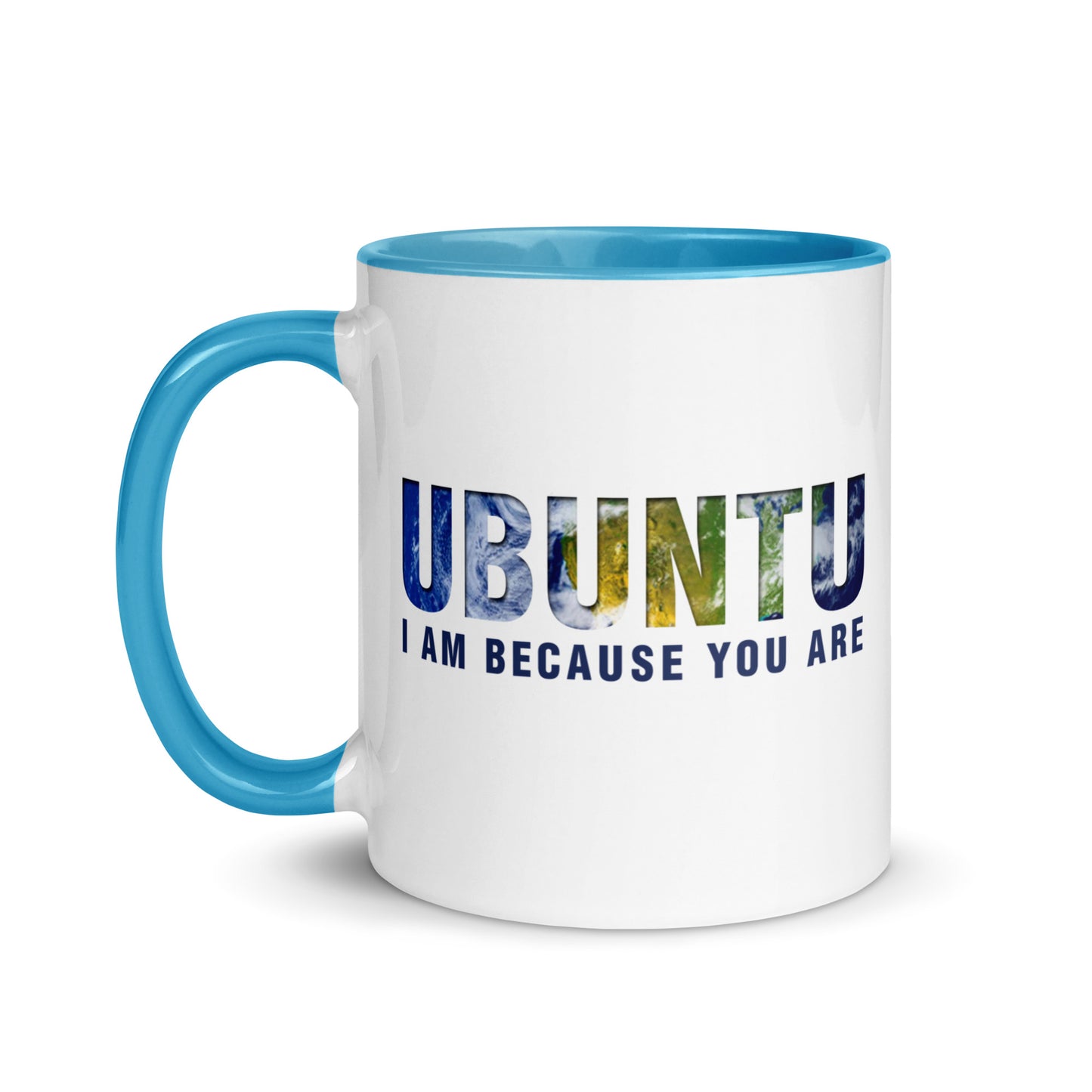 Ubuntu: I am because you are Mug with Color Inside