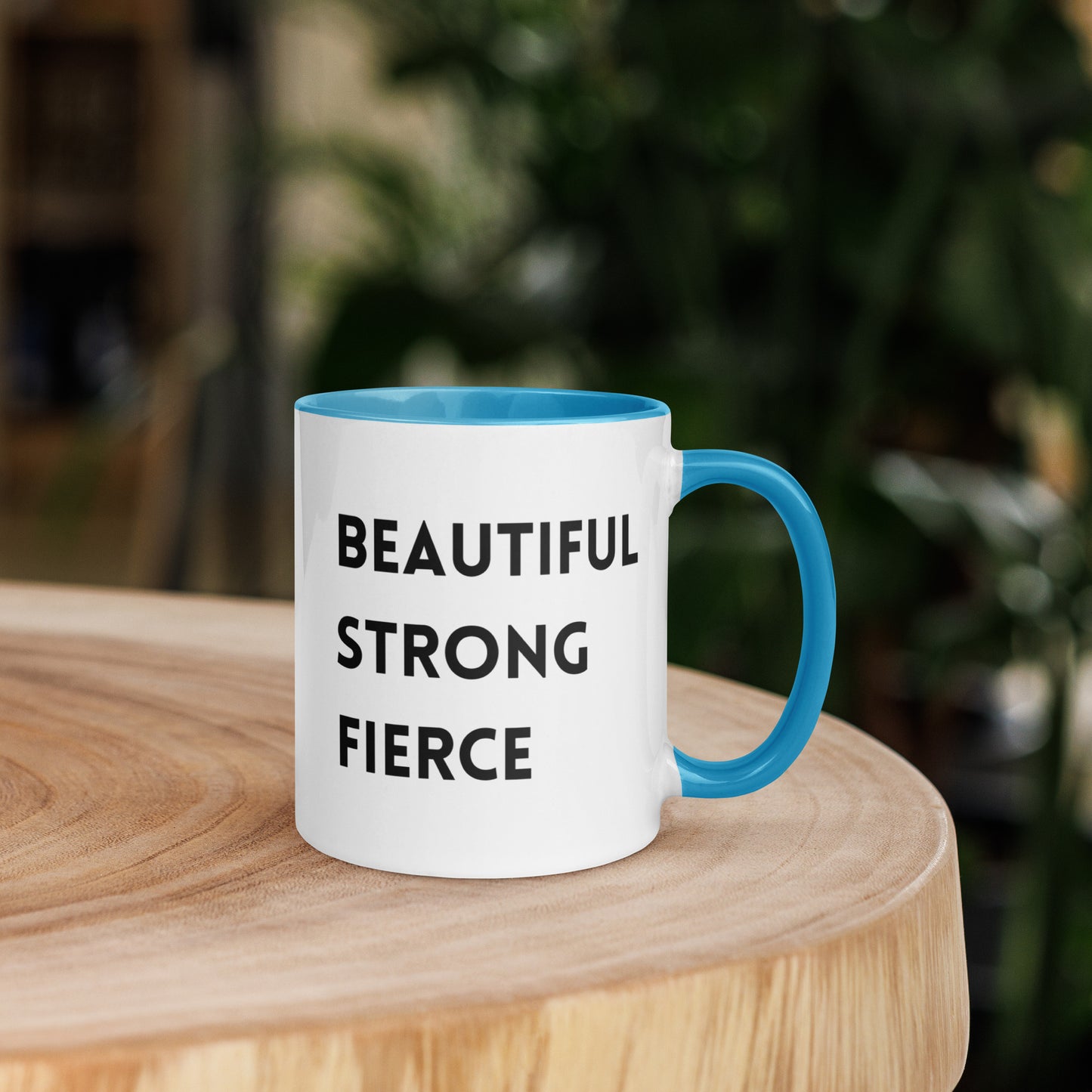 Beautiful Strong Fierce Mug with Color Inside