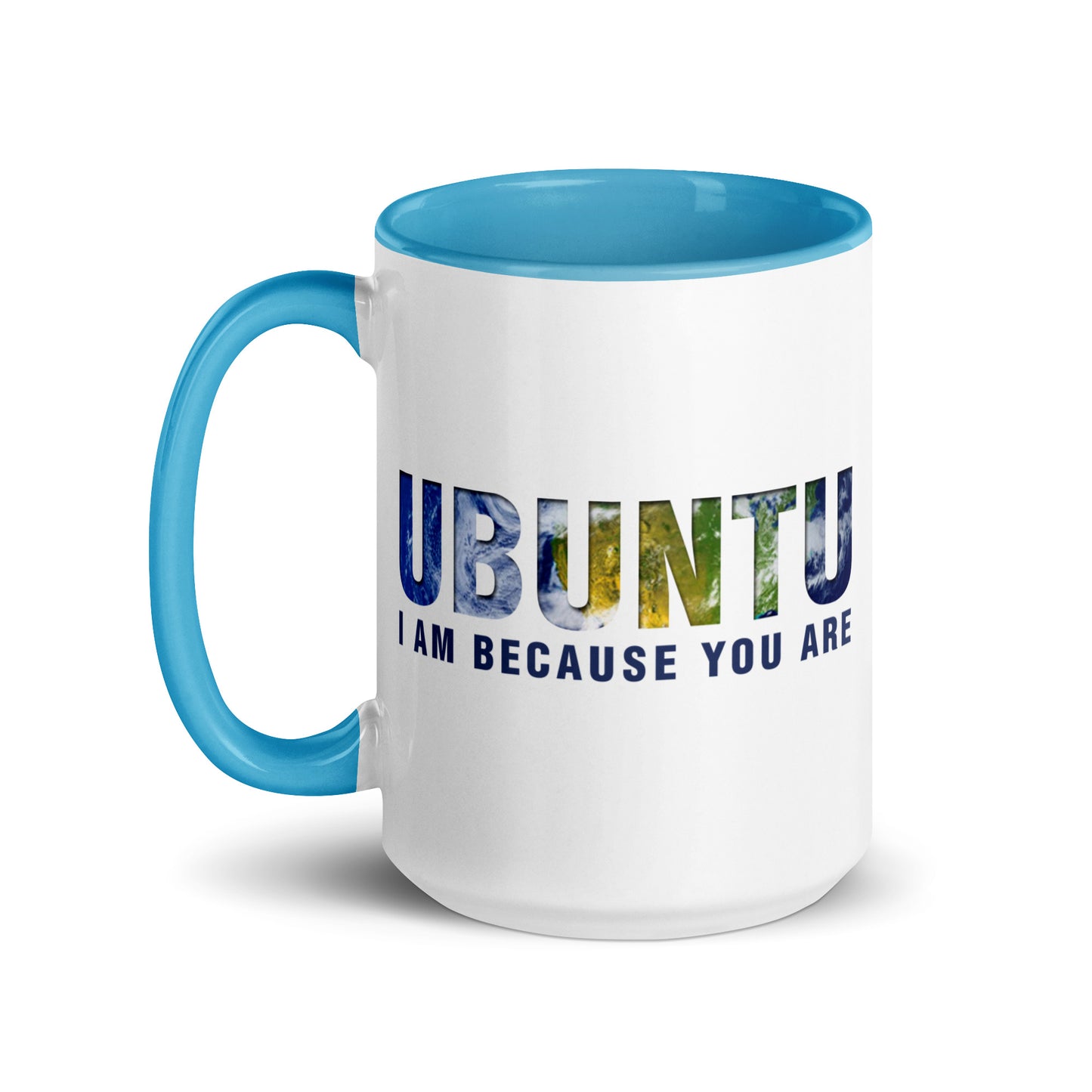 Ubuntu: I am because you are Mug with Color Inside