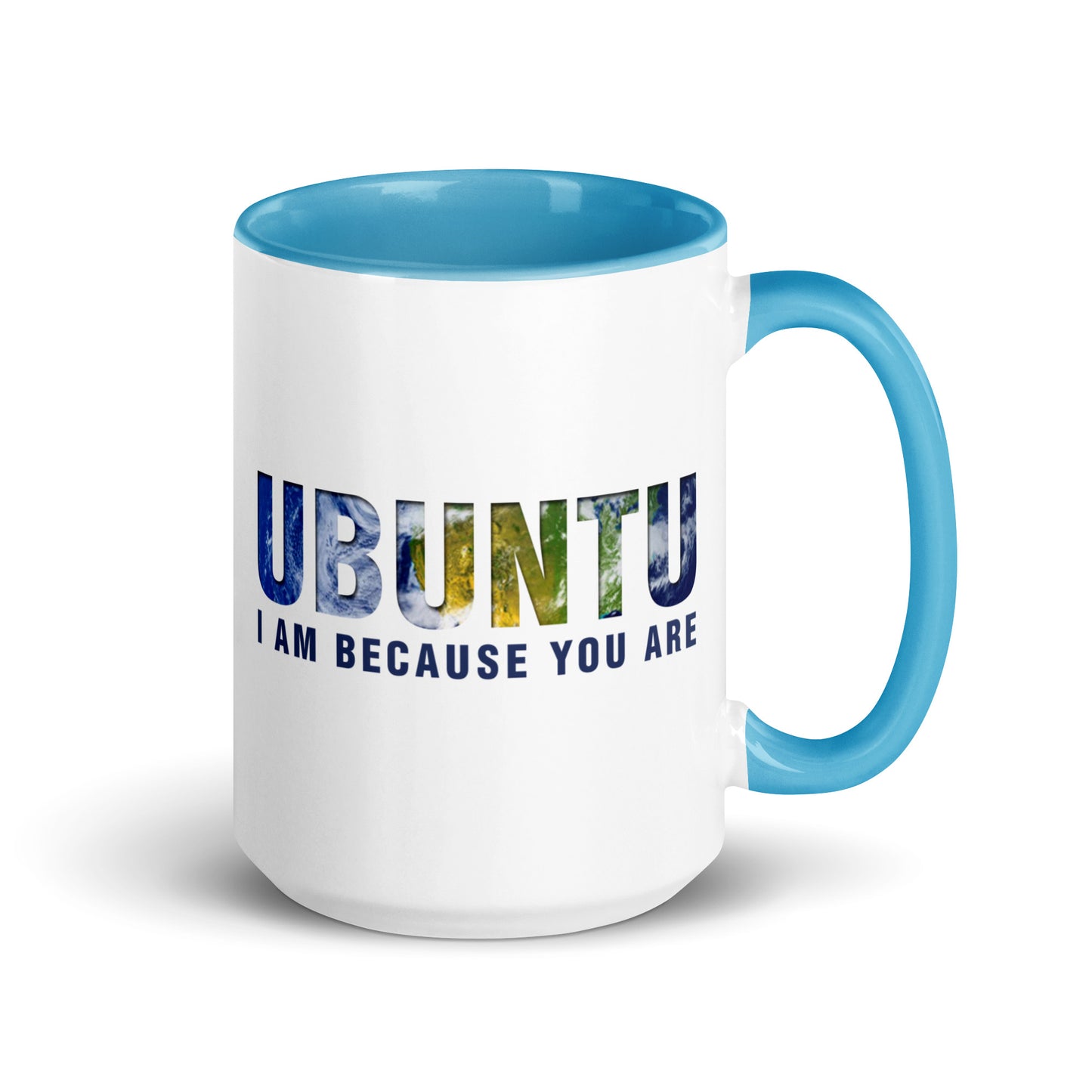 Ubuntu: I am because you are Mug with Color Inside