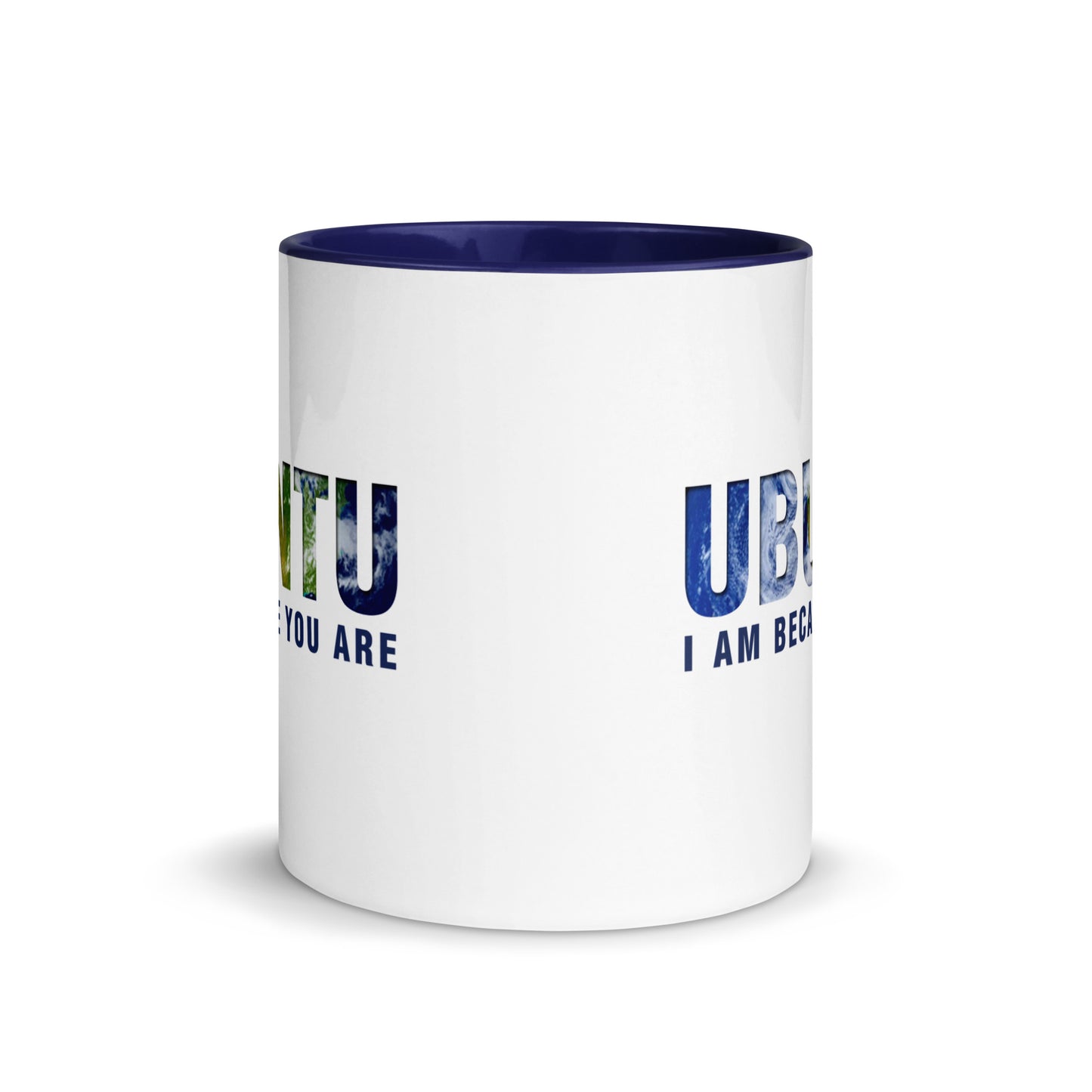 Ubuntu: I am because you are Mug with Color Inside