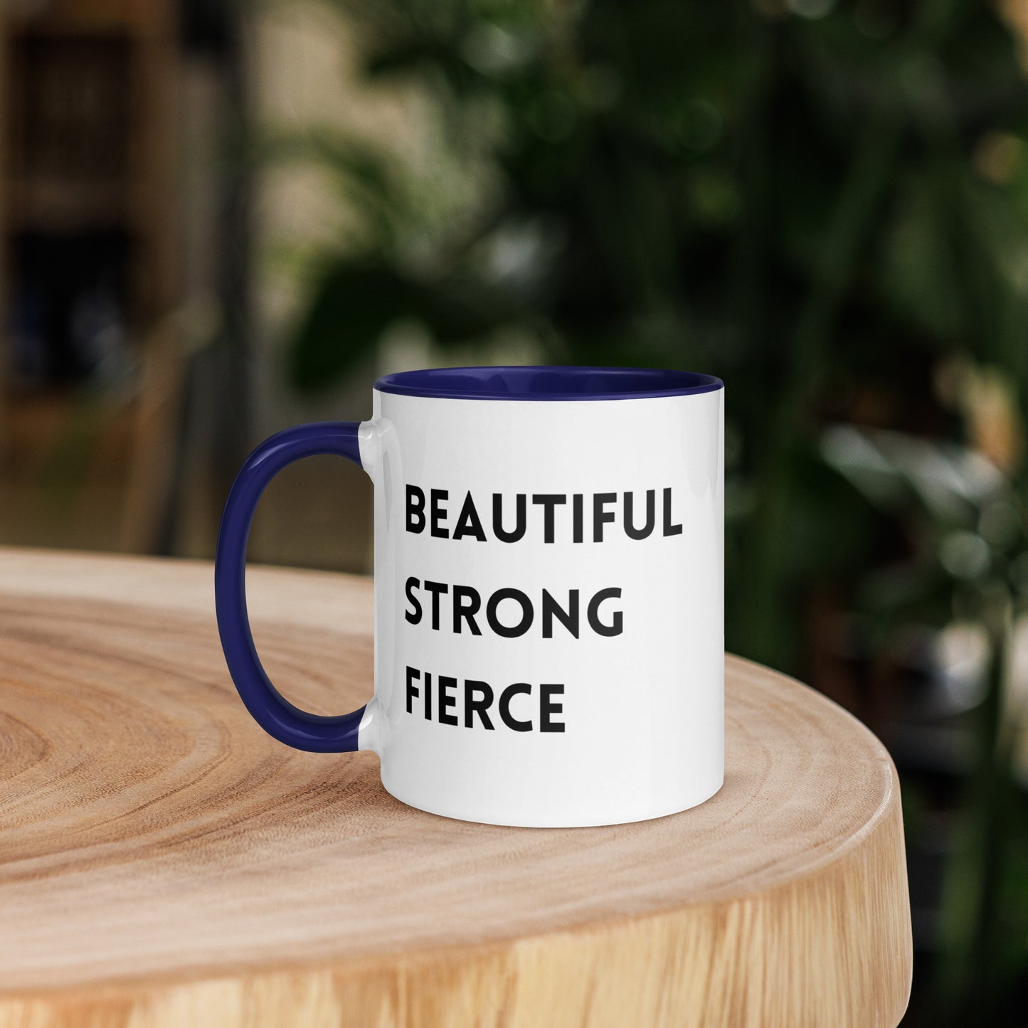 Beautiful Strong Fierce Mug with Color Inside