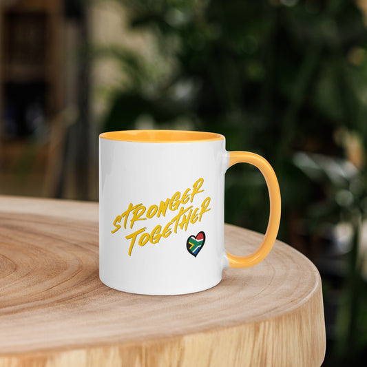 Stronger Together SA Mug with Color Inside