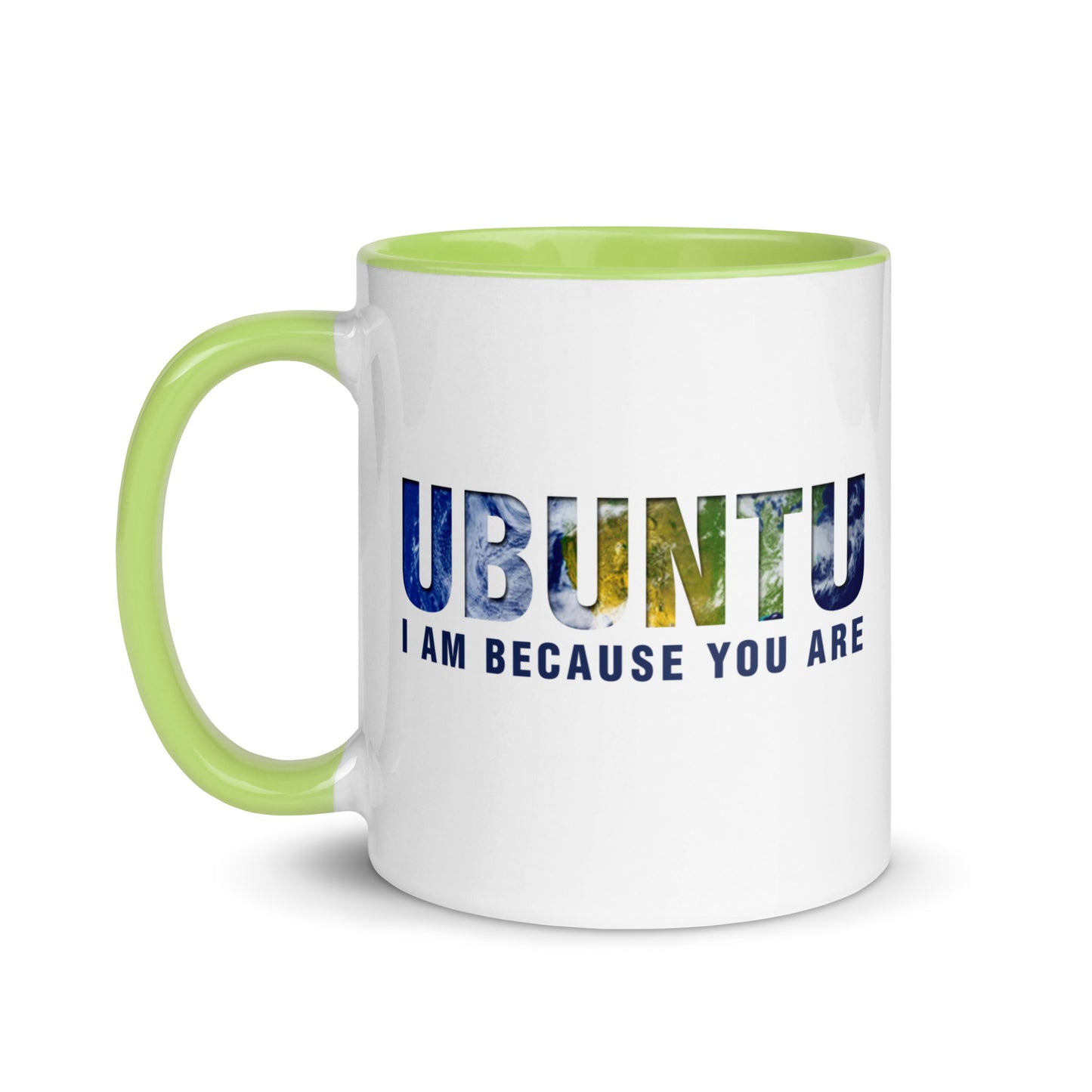 Ubuntu: I am because you are Mug with Color Inside