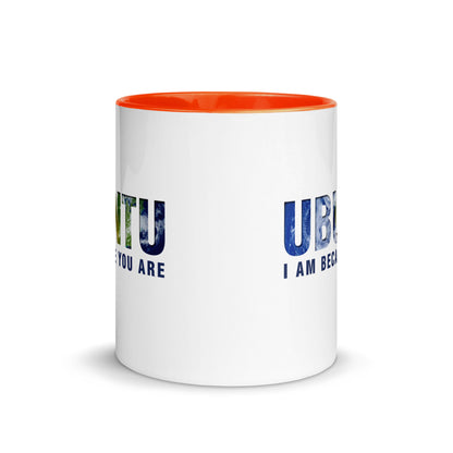 Ubuntu: I am because you are Mug with Color Inside