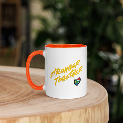 Stronger Together SA Mug with Color Inside