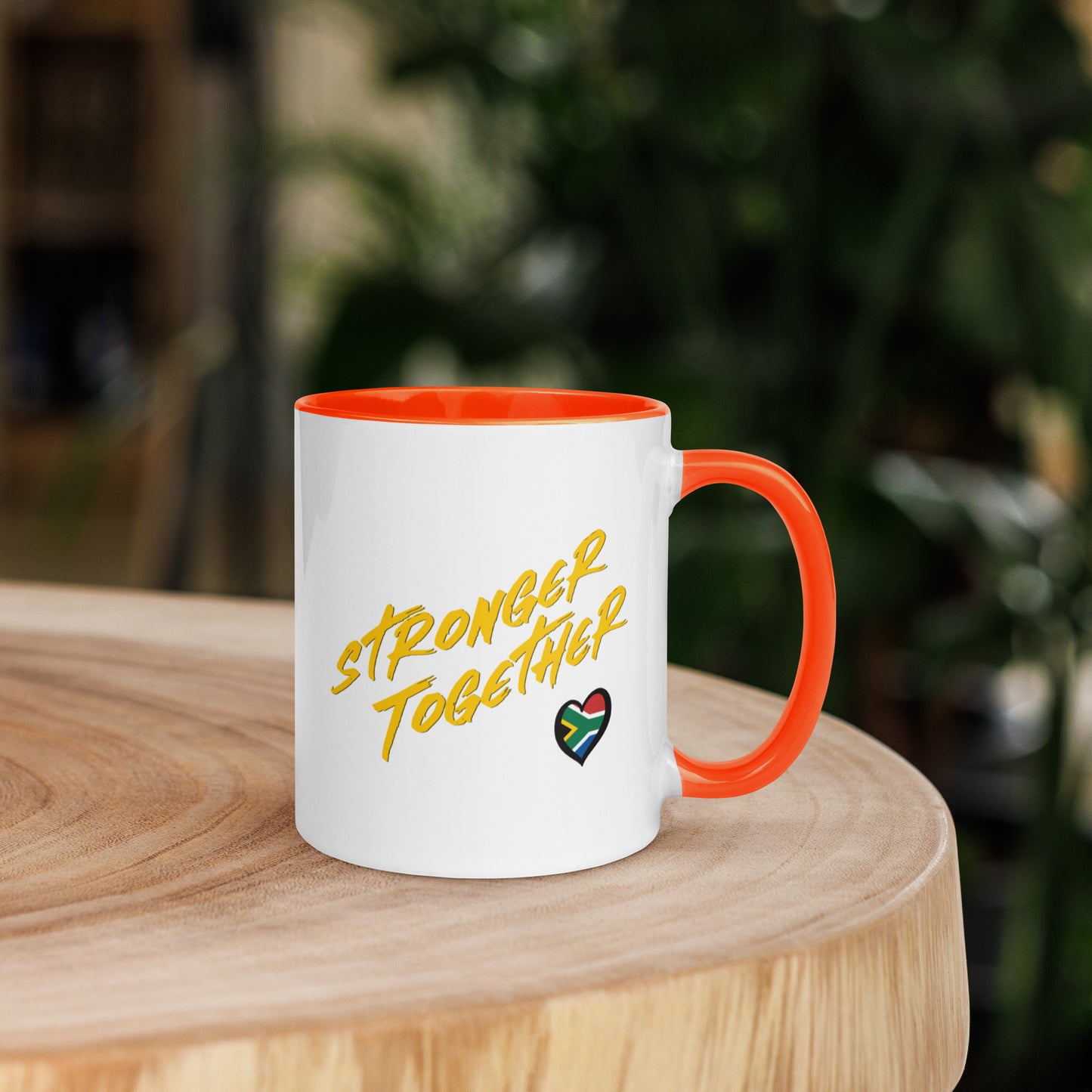 Stronger Together SA Mug with Color Inside