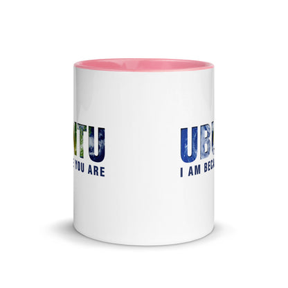 Ubuntu: I am because you are Mug with Color Inside