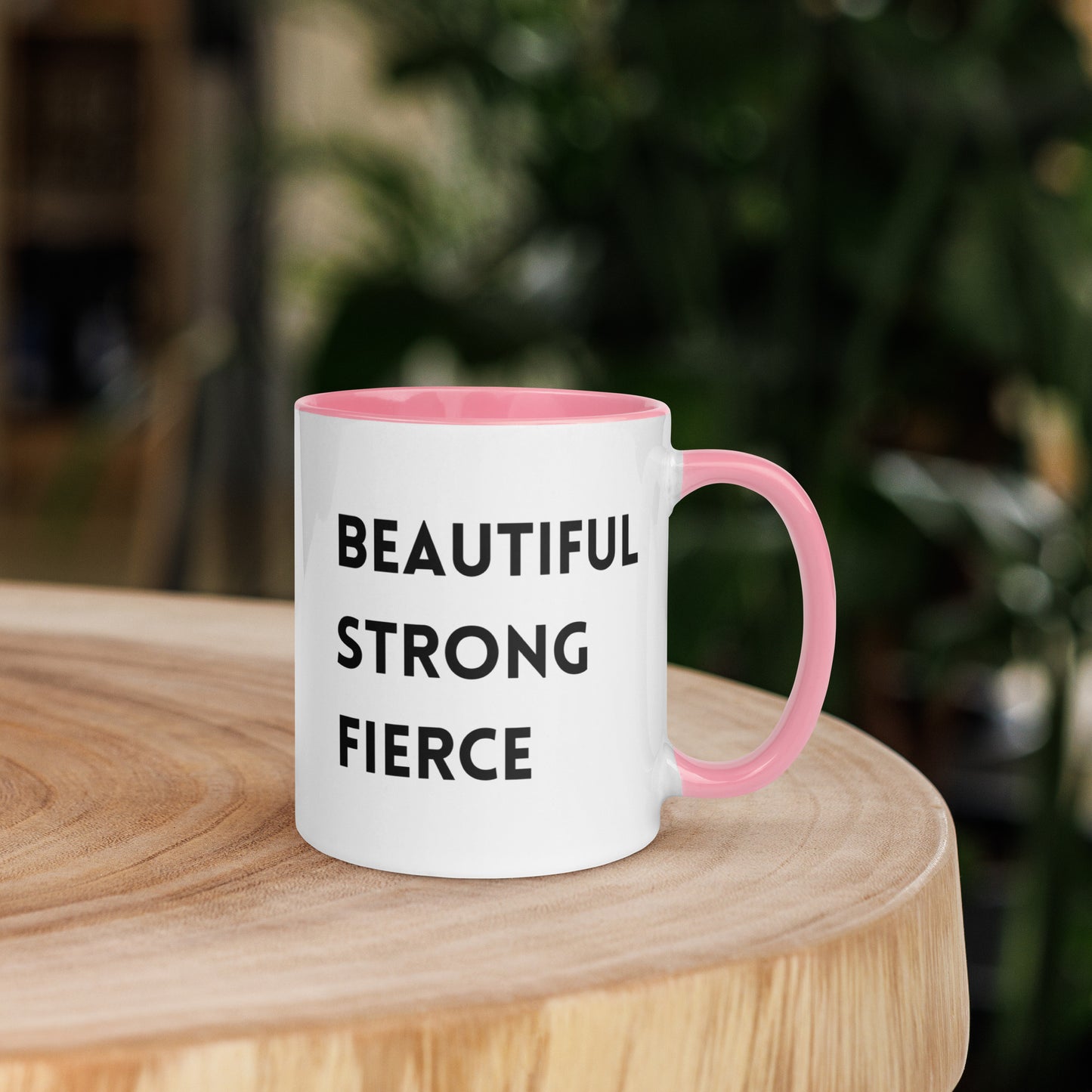 Beautiful Strong Fierce Mug with Color Inside