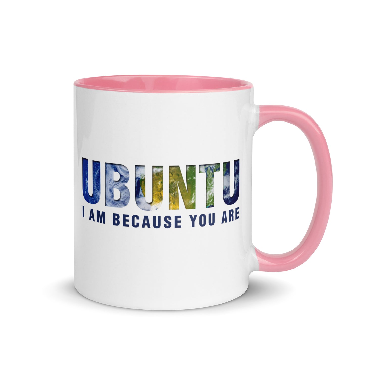 Ubuntu: I am because you are Mug with Color Inside