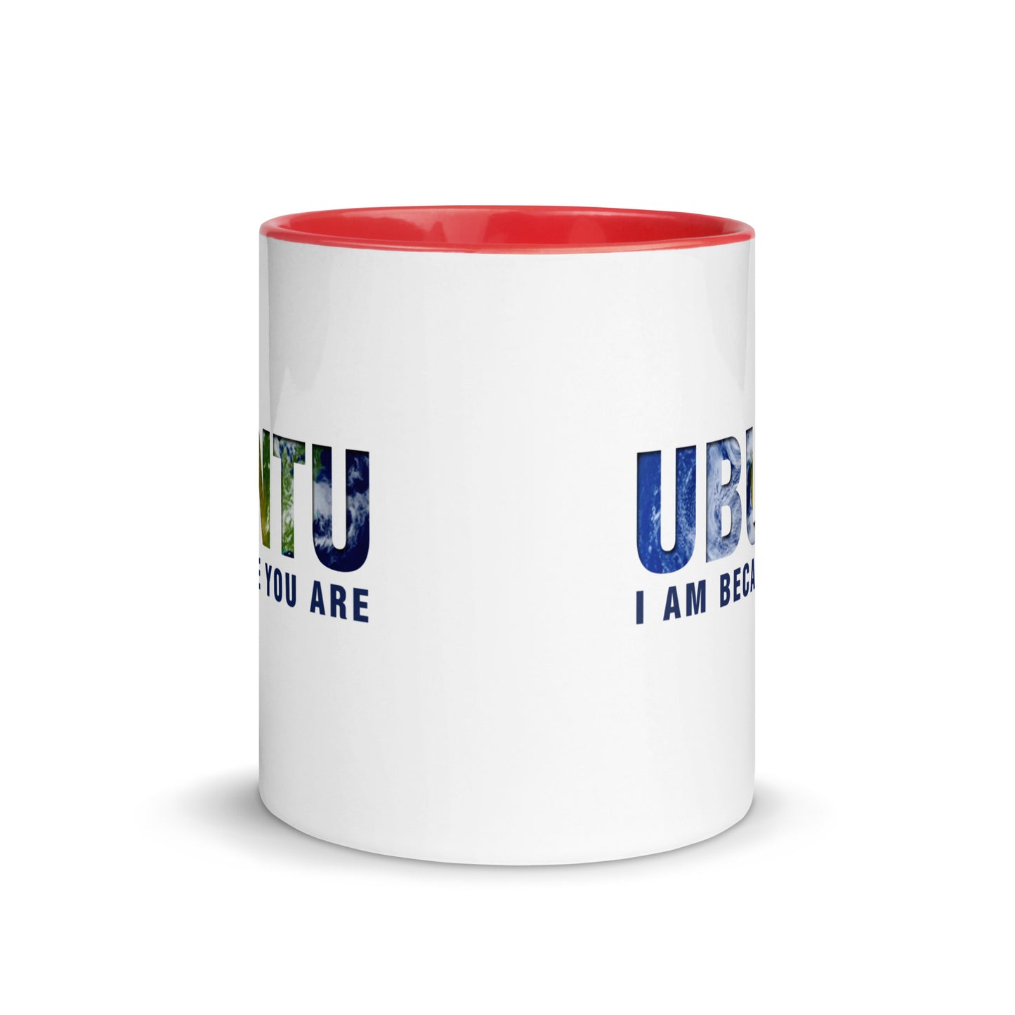 Ubuntu: I am because you are Mug with Color Inside