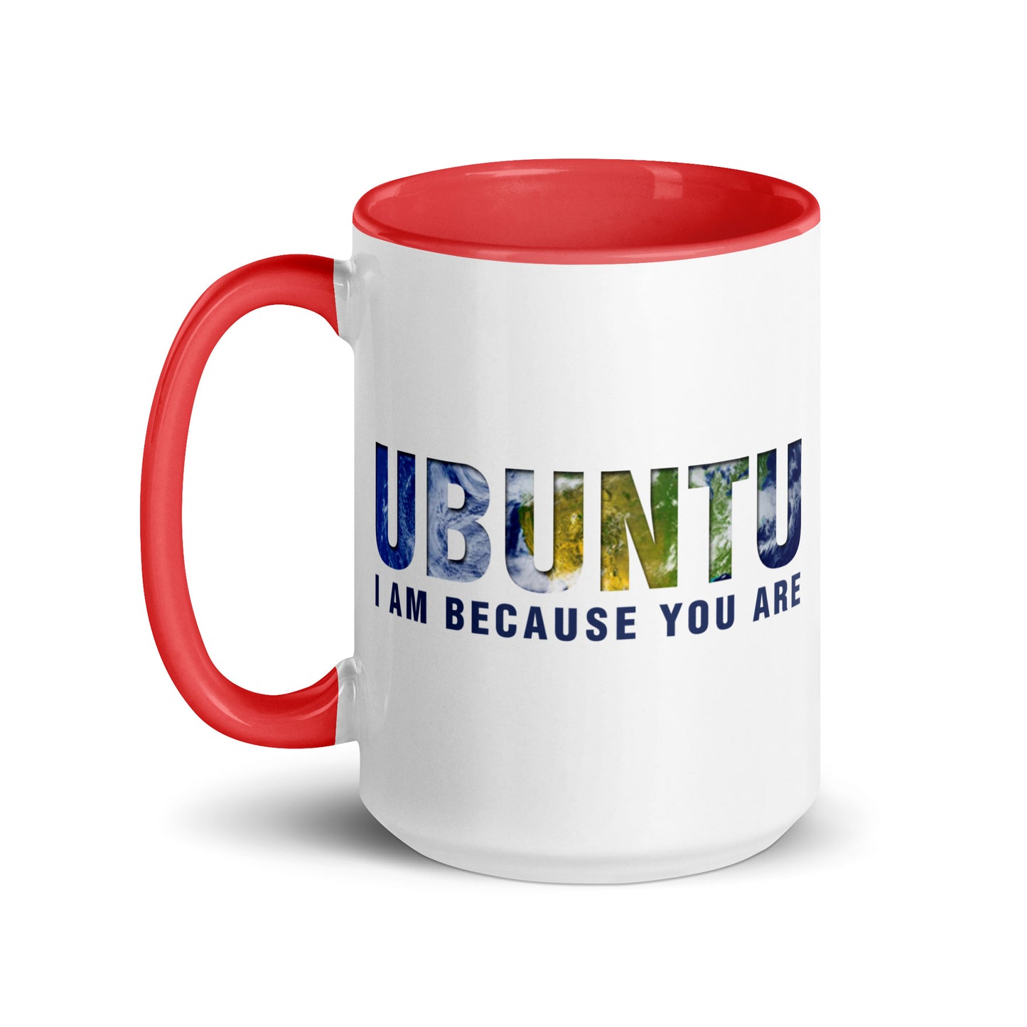 Ubuntu: I am because you are Mug with Color Inside